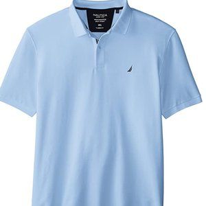 Men's short sleeve solid deck polo